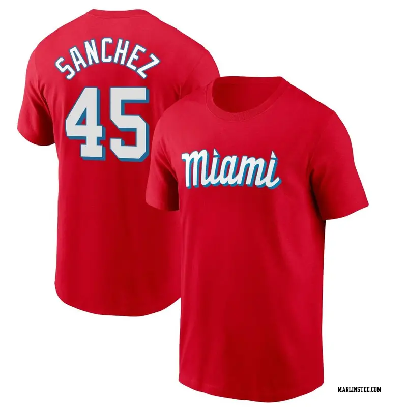 Sixto Sanchez Philadelphia Phillies Youth Red Base Runner Tri-Blend T-Shirt  